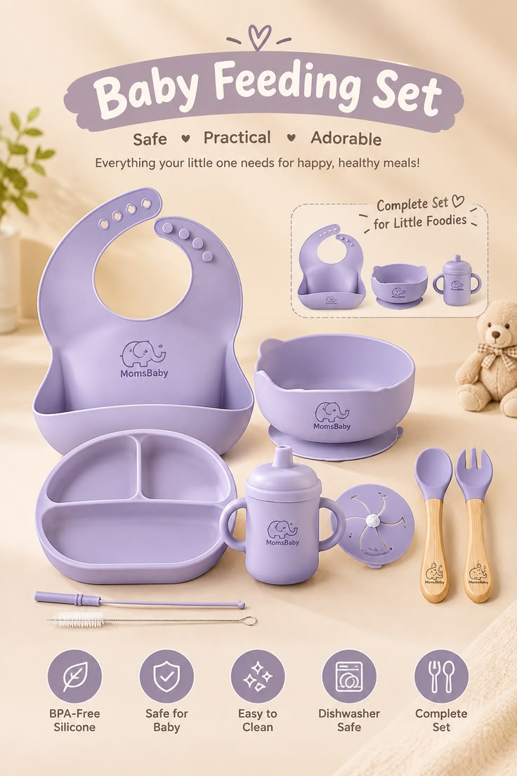 Silicone Baby Cutlery Set