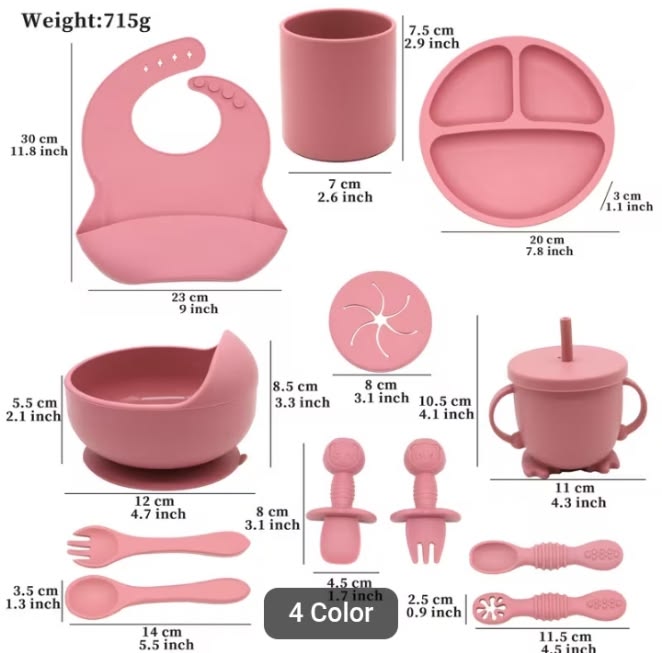 Silicone Baby Cutlery Set